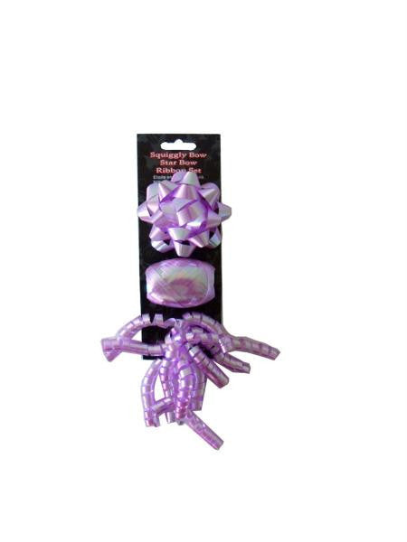 Purple Bow and Ribbon Set (Available in a pack of 24)