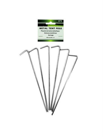 Metal Tent Pegs Set (Available in a pack of 24)