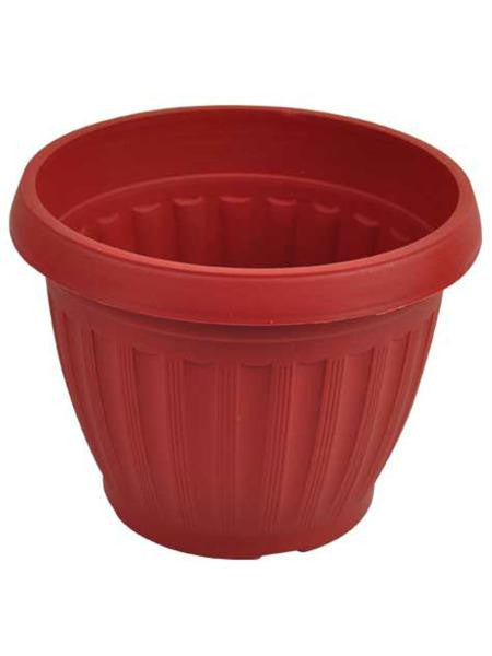 Terracotta Style Plastic Round Flower Pot (Available in a pack of 24)