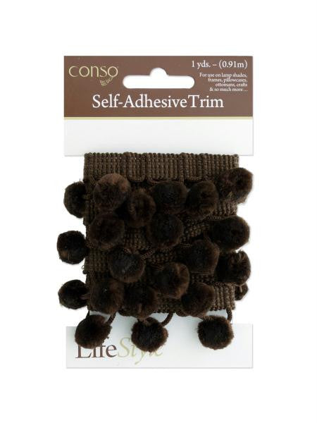 Brown Self Adhesive Decorative Trim (Available in a pack of 24)